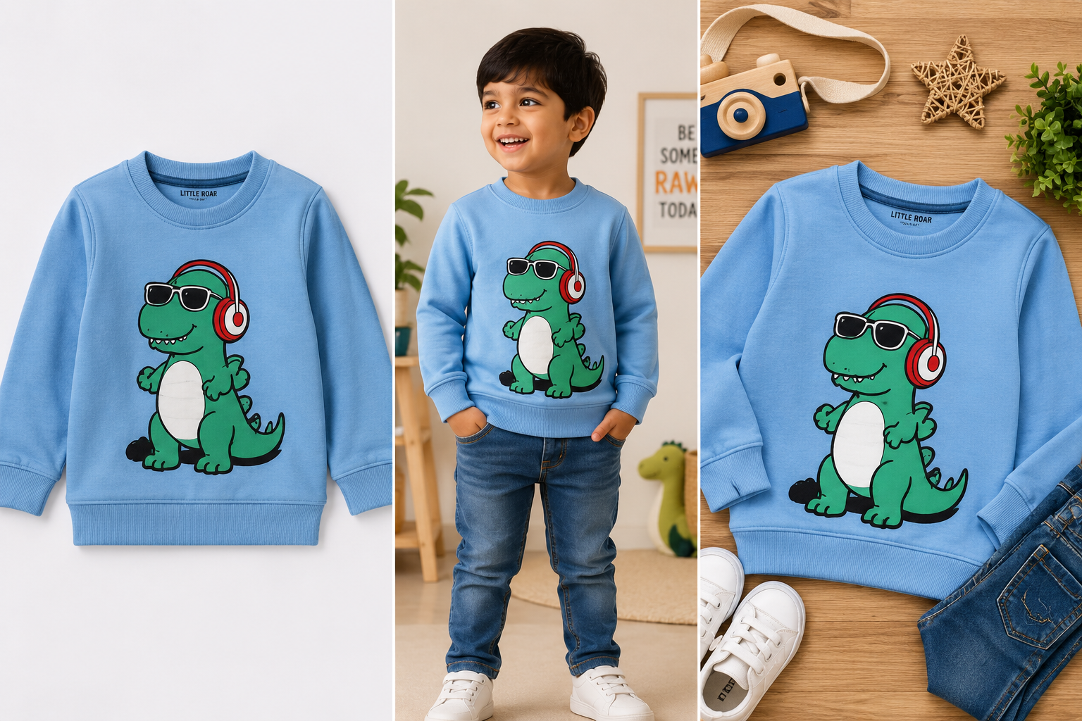 Dinosaur graphic sweatshirt