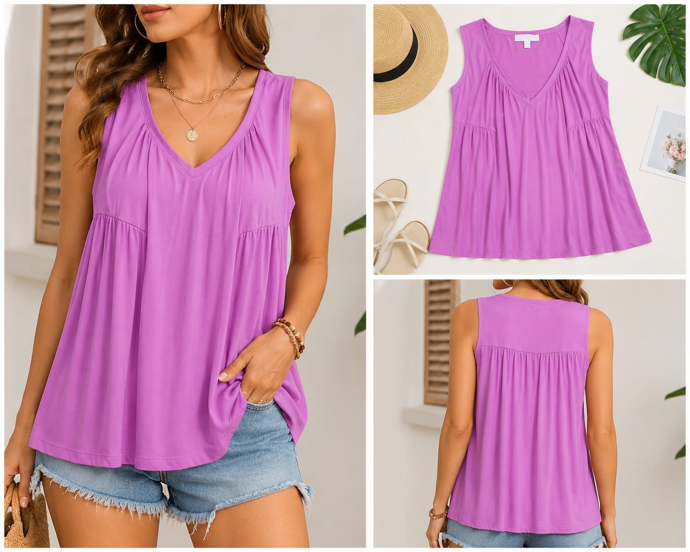 BabyDoll Sleeveless Top
